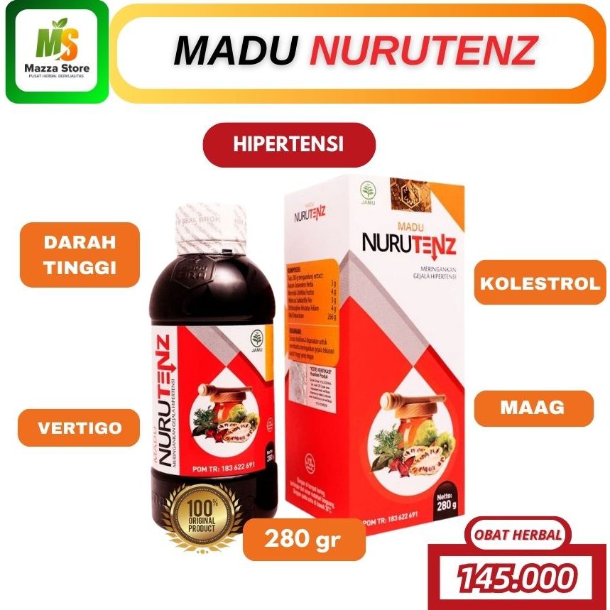 

Obat Hipertensi Madu NURUTENZ Obat Herbal Hipetensi Obat Darah Tinggi Menormalkan Tekanan Darah