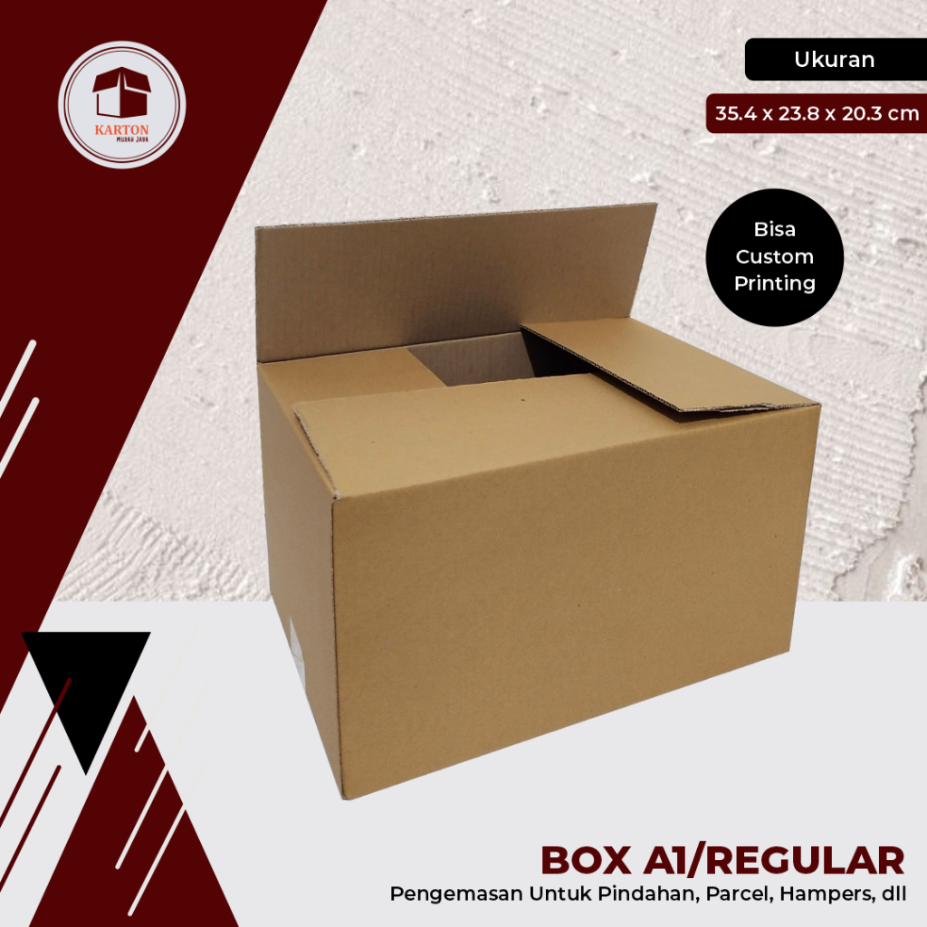 

BOX A1/REGULAR UK. 35 x 24 x 20,5 cm (Box AMDK 220ml) -boxairmineral/boxsembako/boxbarang/amdk220ml