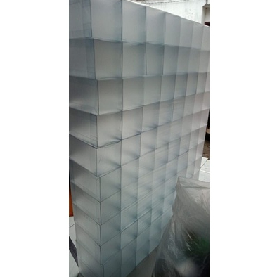 

Custom BOX MIKA FILM Minimal 10 pcs untuk souvenir, bos packaging, gift box dll (Kargo)