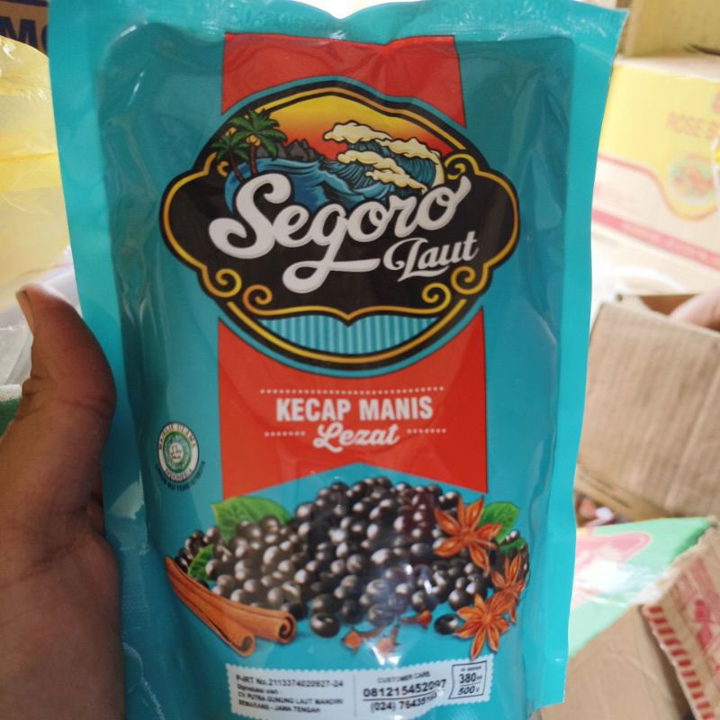 

kecap manis lezat cap segoro laut 380ml/500g