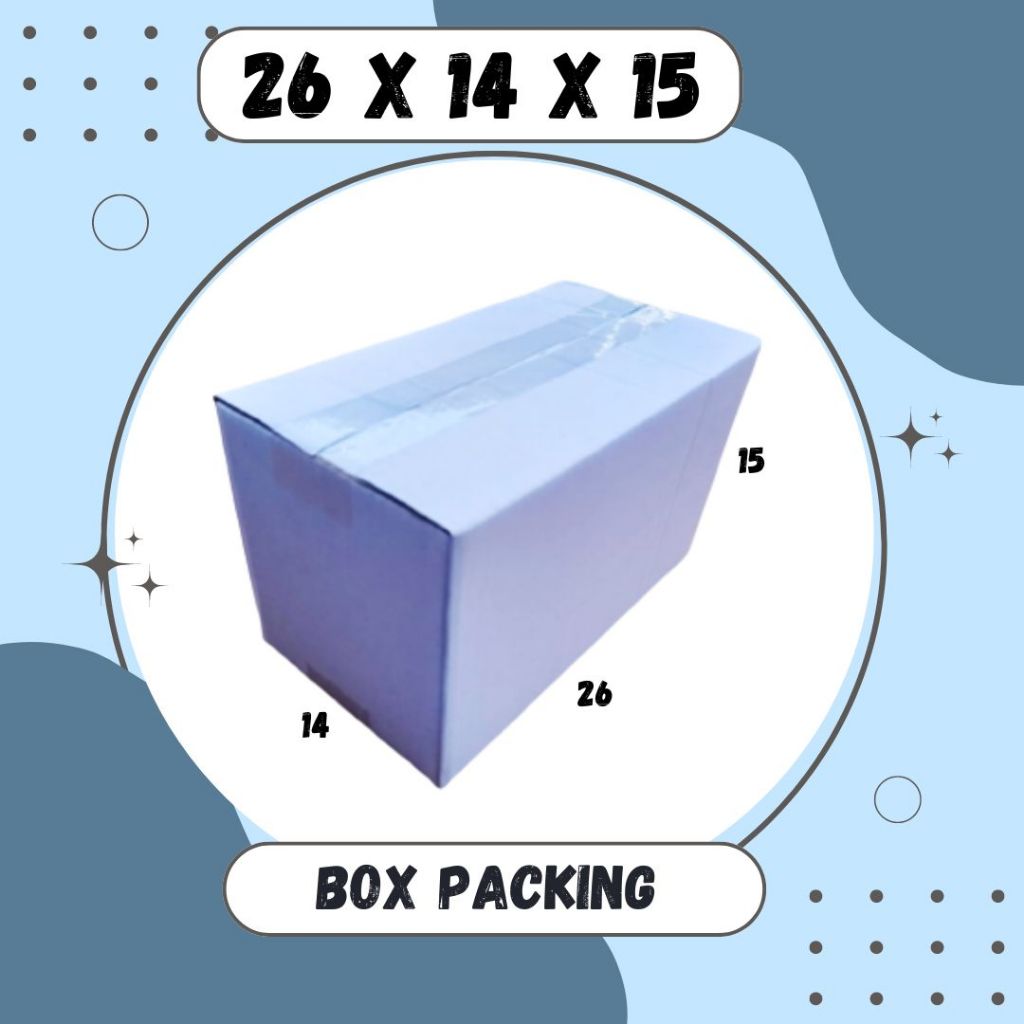 

Box AMDK 26x14x15 120ml Isi 24 Kardus Packing Karton Dus Kotak Kemasan Jamu Madu Obat Air Minum