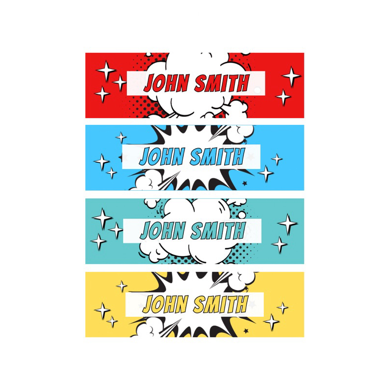 

Label Nama 80pcs/pack (Custom Nama) Tipe Comic
