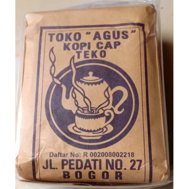 

Kopi Hitam Tanpa Gula Cap Teko 40gr 1pack isi 10bungkus | Promo Murah