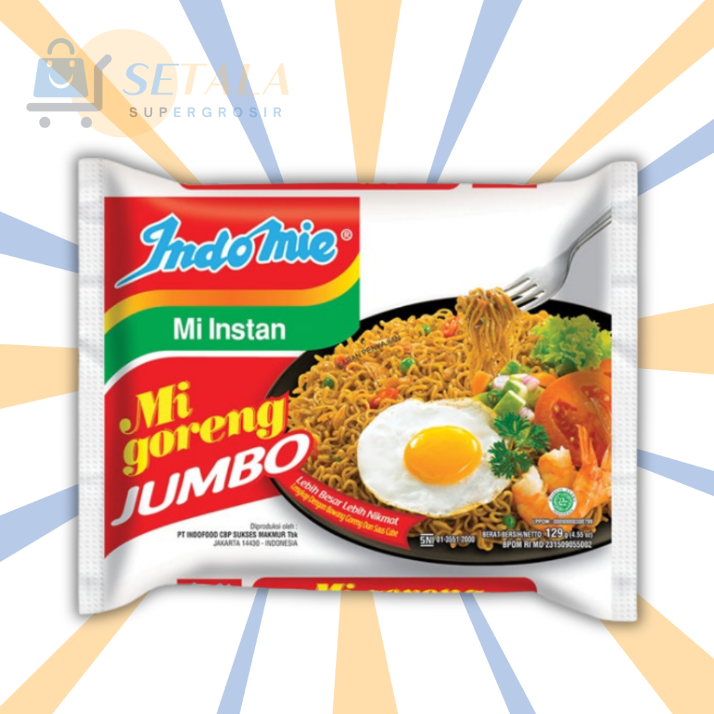 

MIE INSTAN INDOMIE GORENG JUMBO 129GR