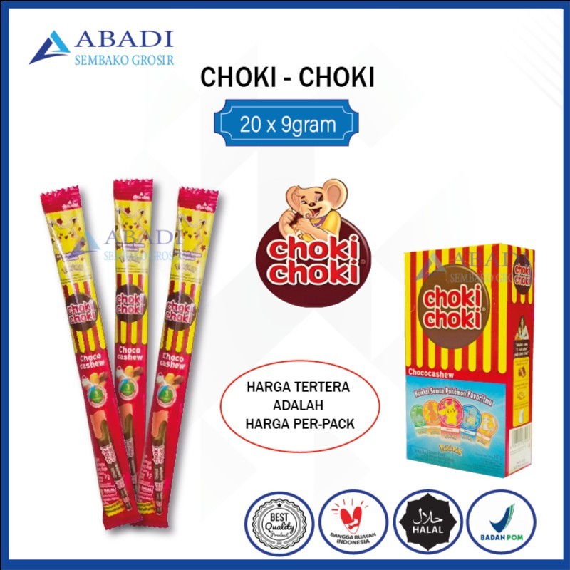 

Choki Choki Pasta Choco Cashew 1 Pack Pak Box 20pcs