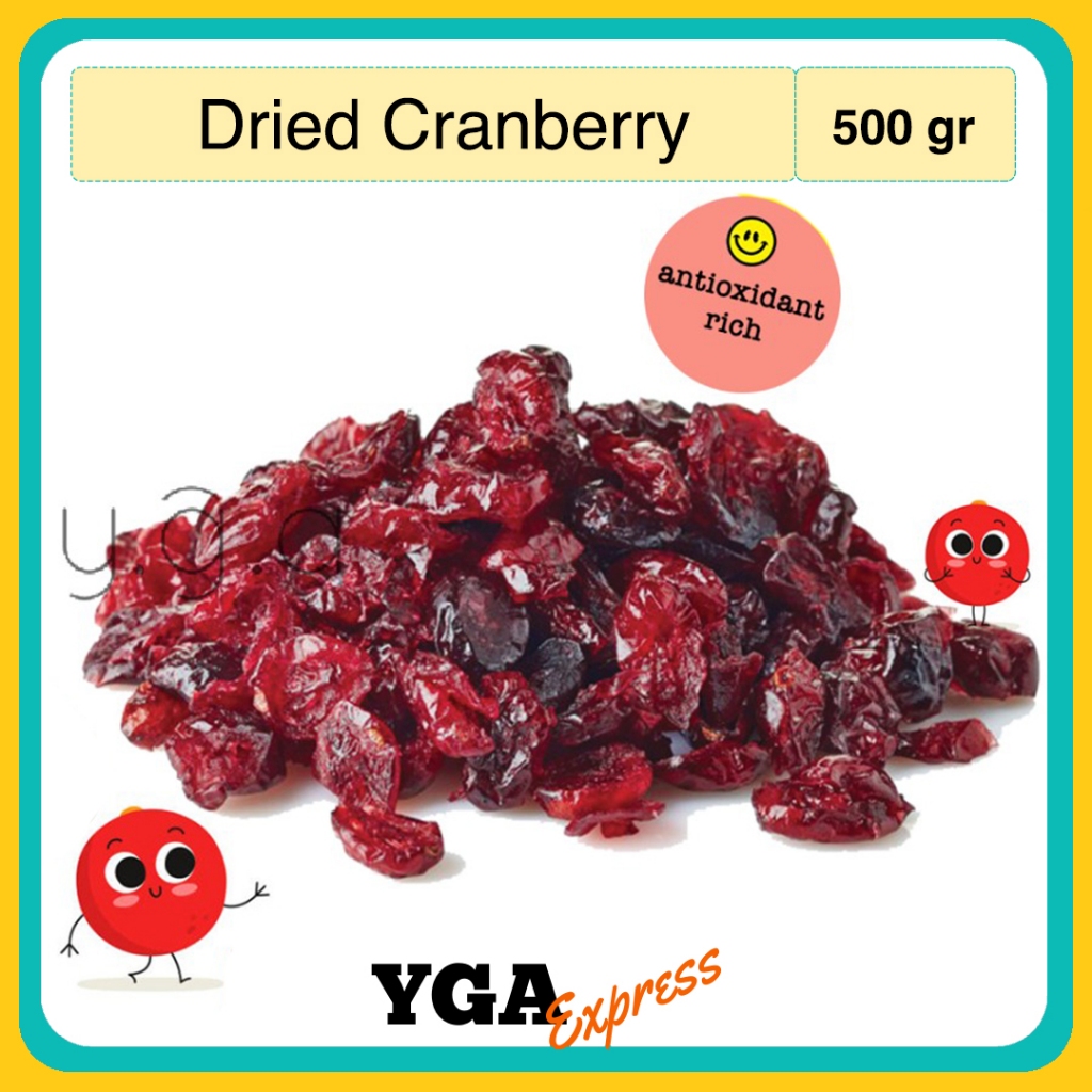 

ORGANIC Dried Cranberry 500gr / Cranberry Kering