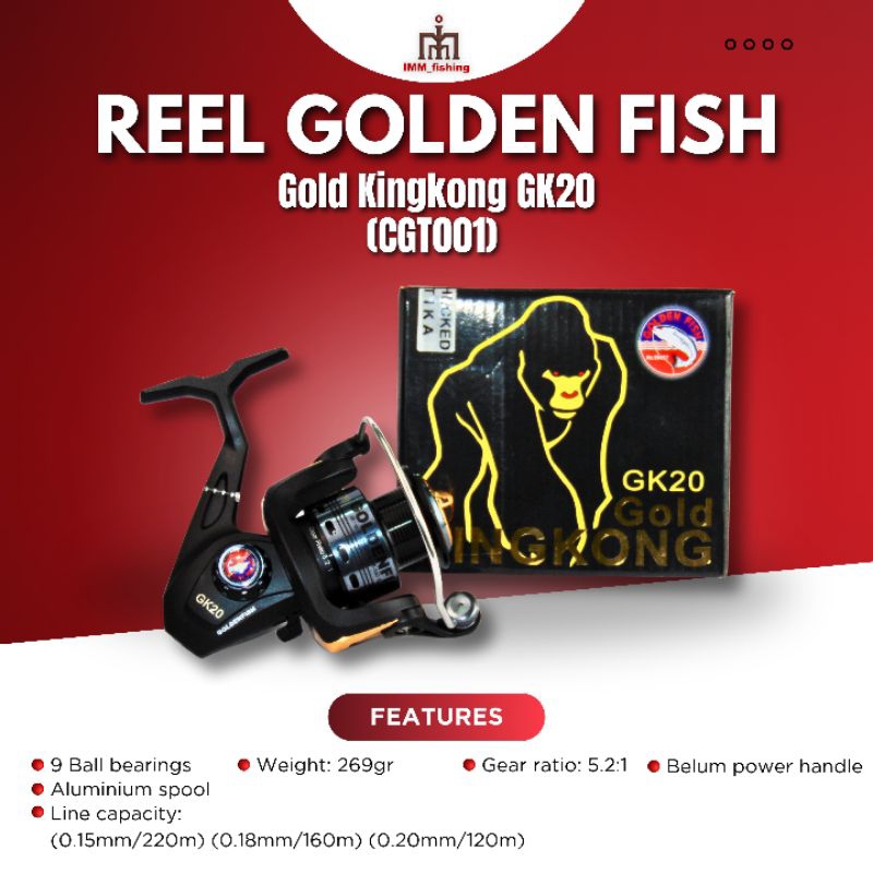 REEL GOLDEN FISH GOLD KINGKONG
