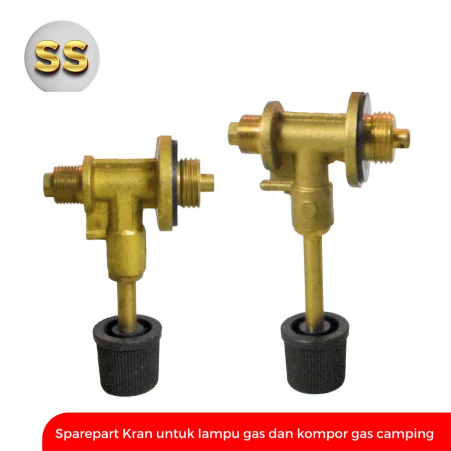 Kran untuk lampu gas dan kompor gas camping