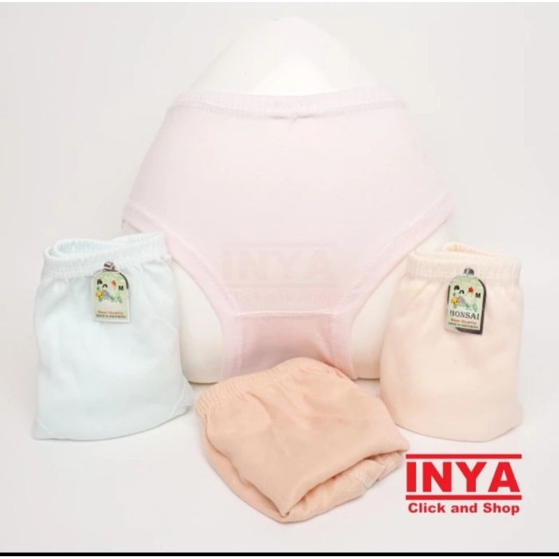 CELANA DALAM POLOS BONSAI CD BONSAI CD KATUN CD POLOS CD MINIOLA