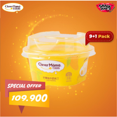 

CLEVER MAMA 5/7/10 PCS PUDDING SUSU | PUDDING RASA BUAH MANGGA, STROBERI | Pudding Halal