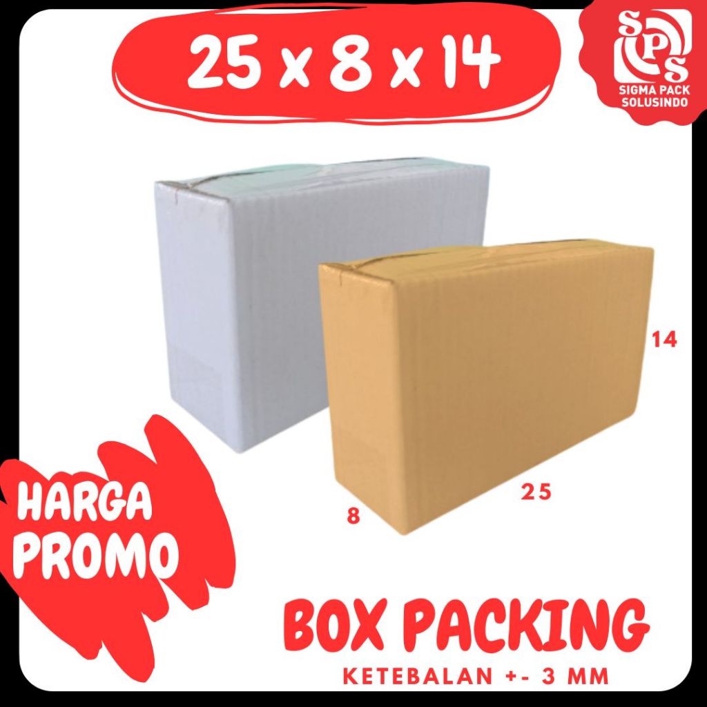 

Box 25x8x14 AMDK 120ml Isi 12 Kardus Packing Karton Dus Kotak Kemasan Air Minum Obat Madu