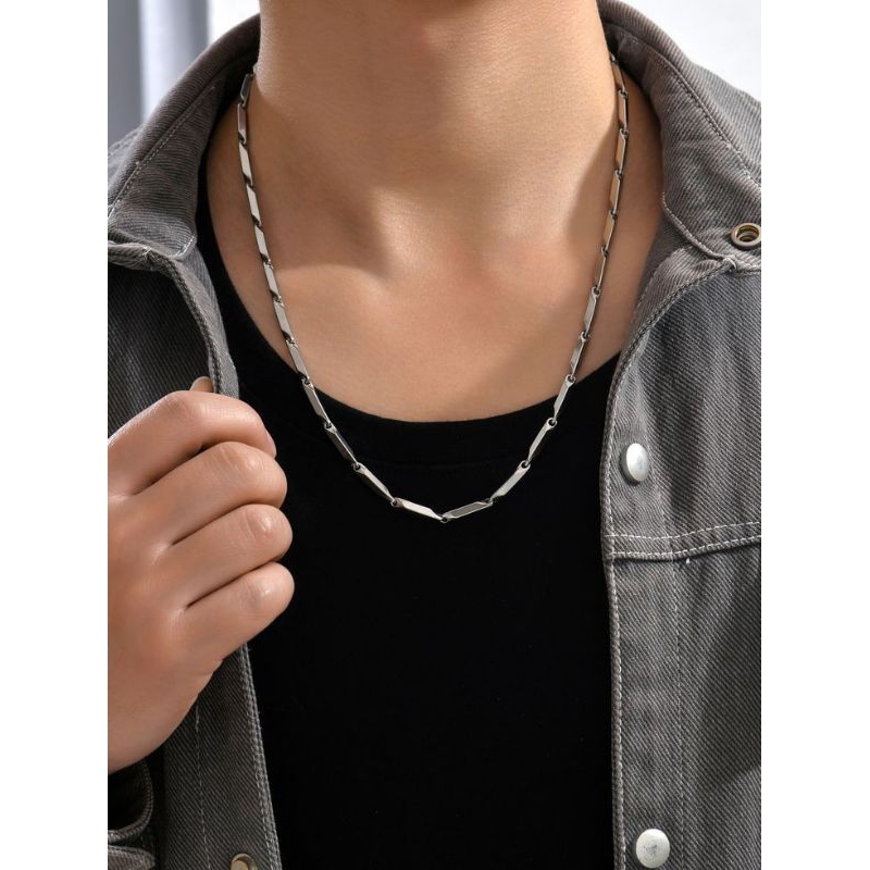 KALUNG TITANIUM PRIA DAN WANITA / KALUNG TITANIUM RANTAI PADI