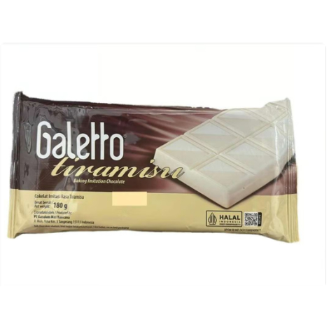 

Galetto Tiramisu Compound (Coklat Blok Tiramisu) 180gr