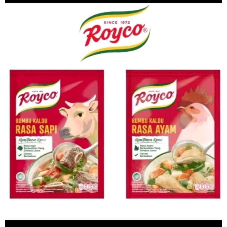 

1pcs Royco kaldu sapi kaldu ayam satuan 8gr sn