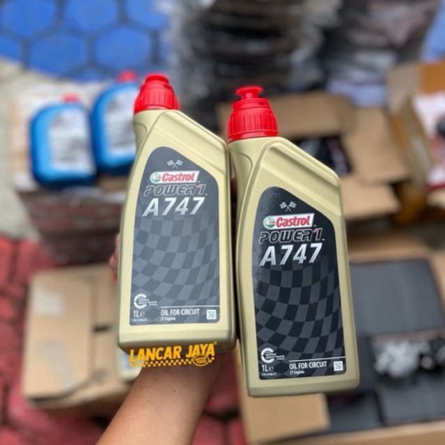 oli samping 2T castrol power1 a747 isi 1liter