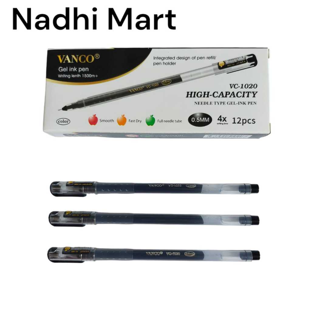 

VANCO PULPEN GEL 0,5MM HITAM / BP VANCO VC-1020 HTM (12/2304)