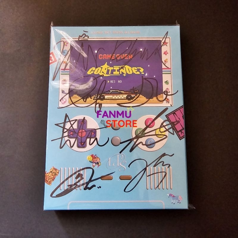 Lun8 1st Mini Album Continue? Mwave signed album