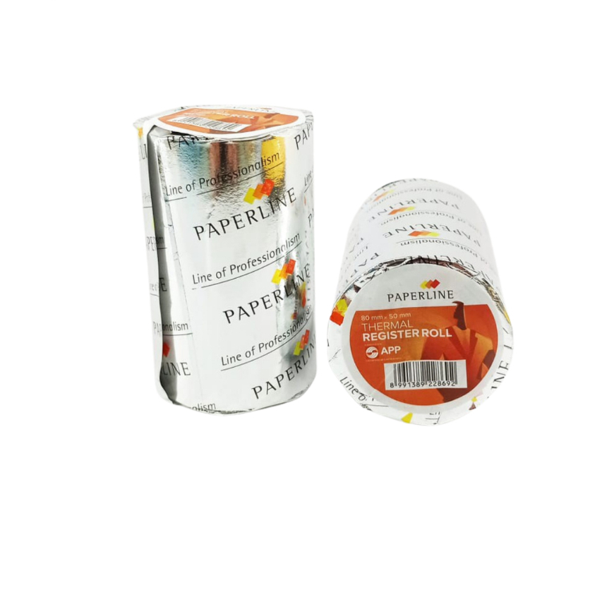 

Kertas Struk Thermal Register Roll PAPERLINE 57x30mm Coreless / Tanpa Core [Harga Per Roll 1 Pcs]