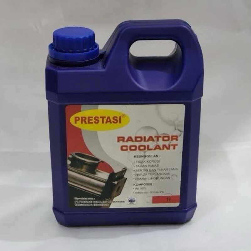 Air Radiator Coolant Prestasi 1 Liter Air Radiator coolant coolent motor mobil 1 L Liter 1000ml Pres