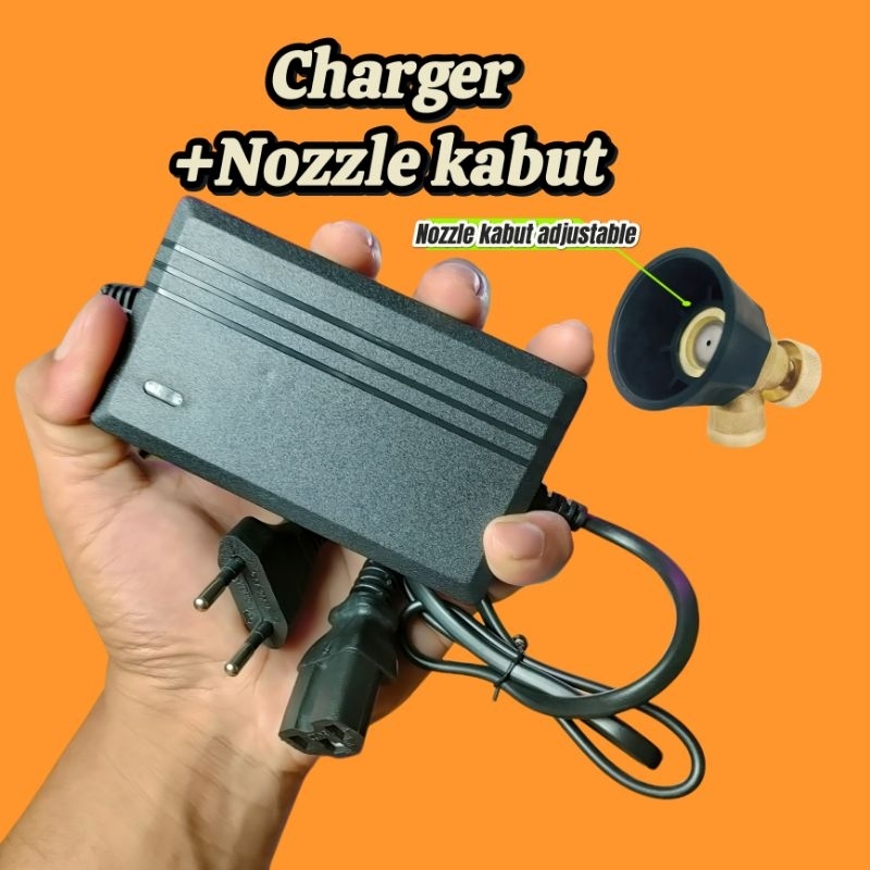 CHARGER SEMPROT+NOZZLE KABUT Charger Sprayer pertanian