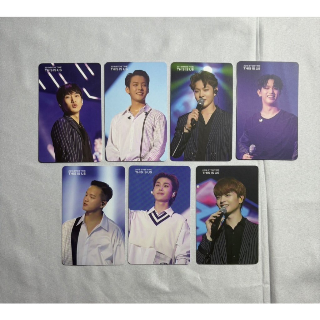 BTOB THIS IS US Concert Photobook Photocard