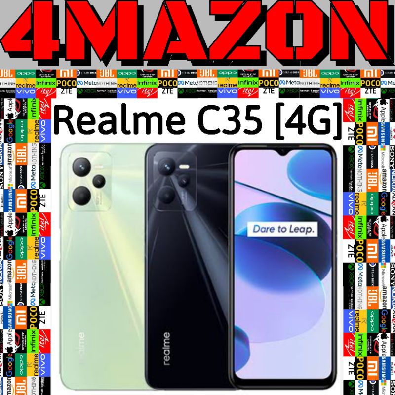 {RESMI®} Realme C35 [Unisoc Tiger T616 Chip] [4G] (4/64 GB) & (4/128 GB)