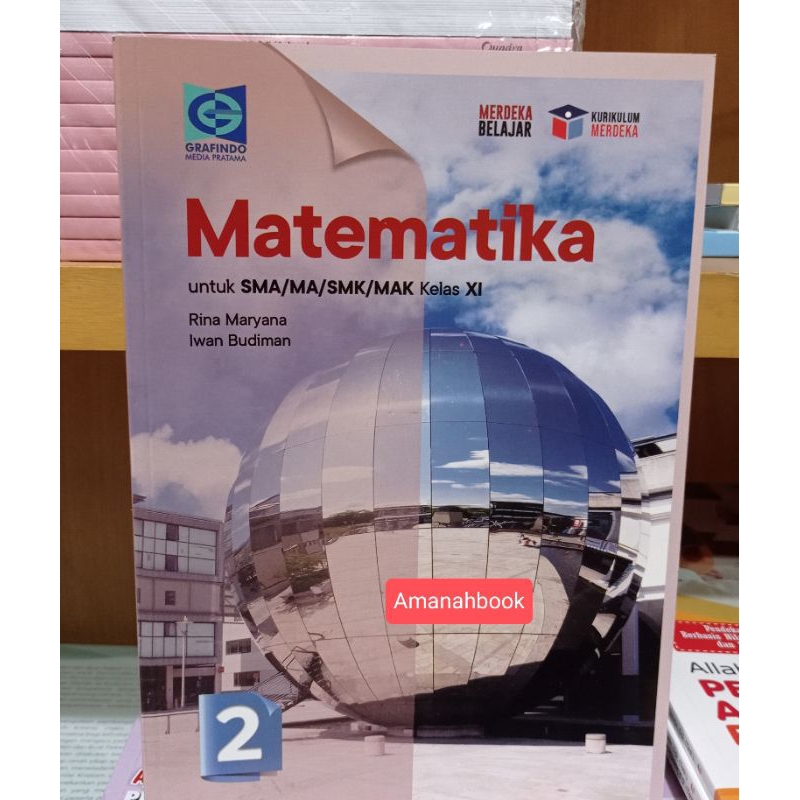 Buku Matematika SMA Kelas 11 Kurikulum Merdeka Grafindo