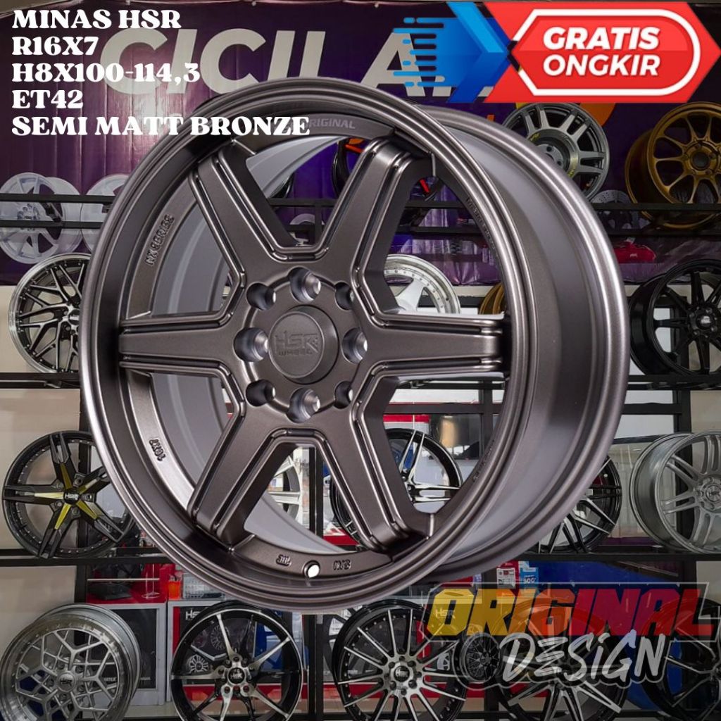 Velg Mobil AVANZA , XENIA , MAZDA2 , FIESTA , HSR MINAS RING 16 R16