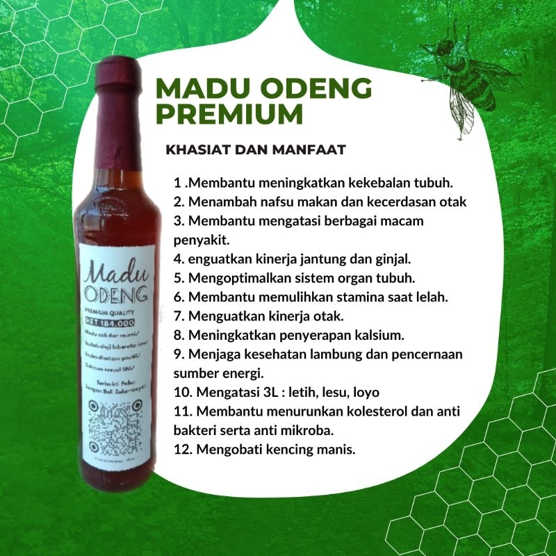 

madu odeng premium besar/kecil