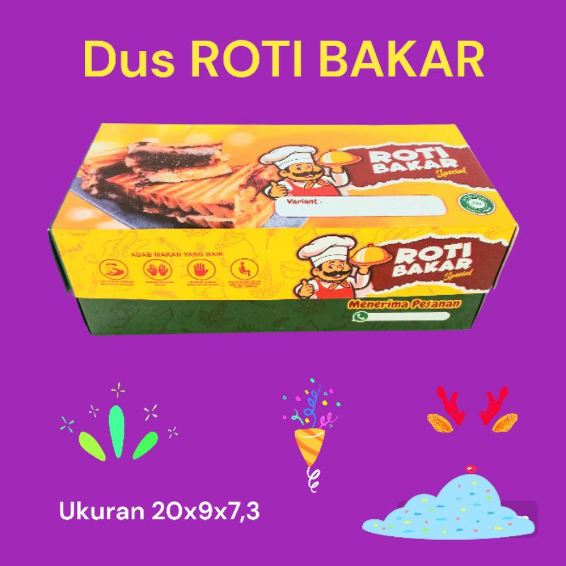 

(50pcs)Dus roti bakar bandung,Dus roti bakar murah