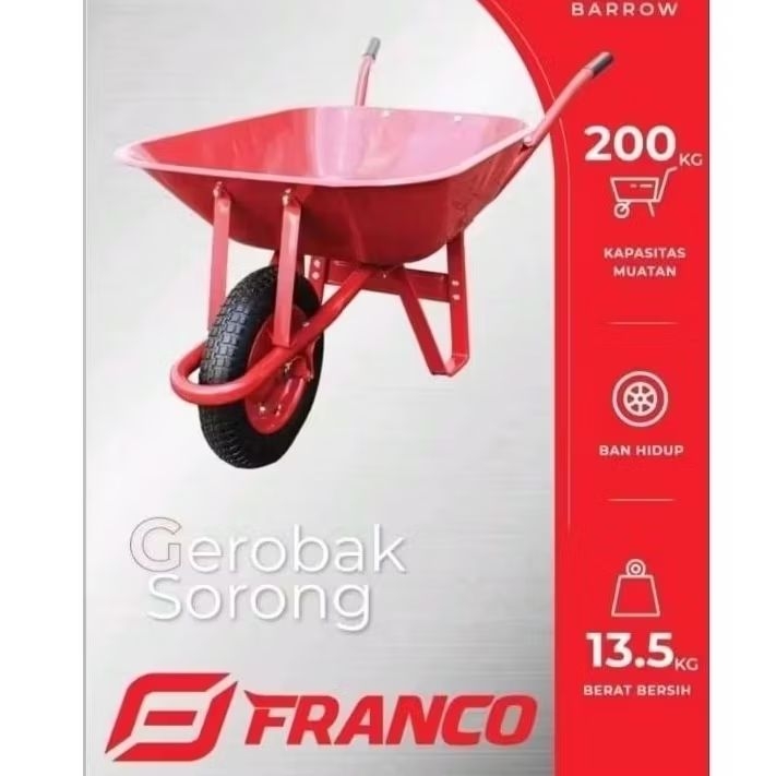 NEW FRANCO gerobak angkong tebal bukan artco dan Sorong lori lory pasir proyek