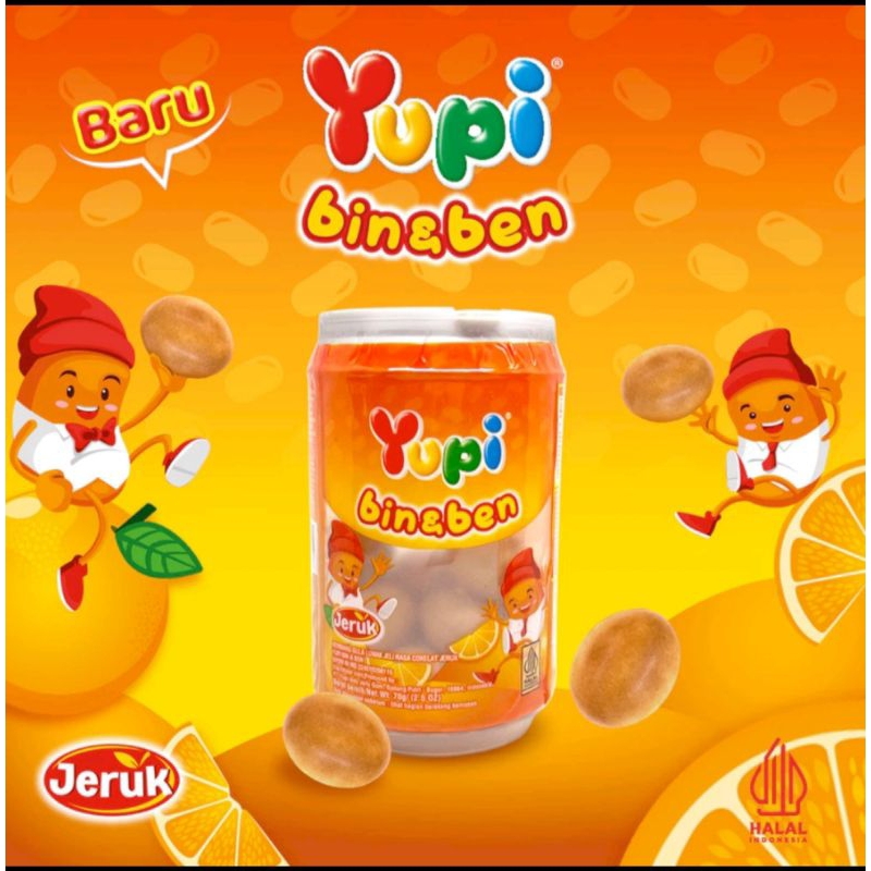 

Yupi Bin & Ben Jeruk 70 gr