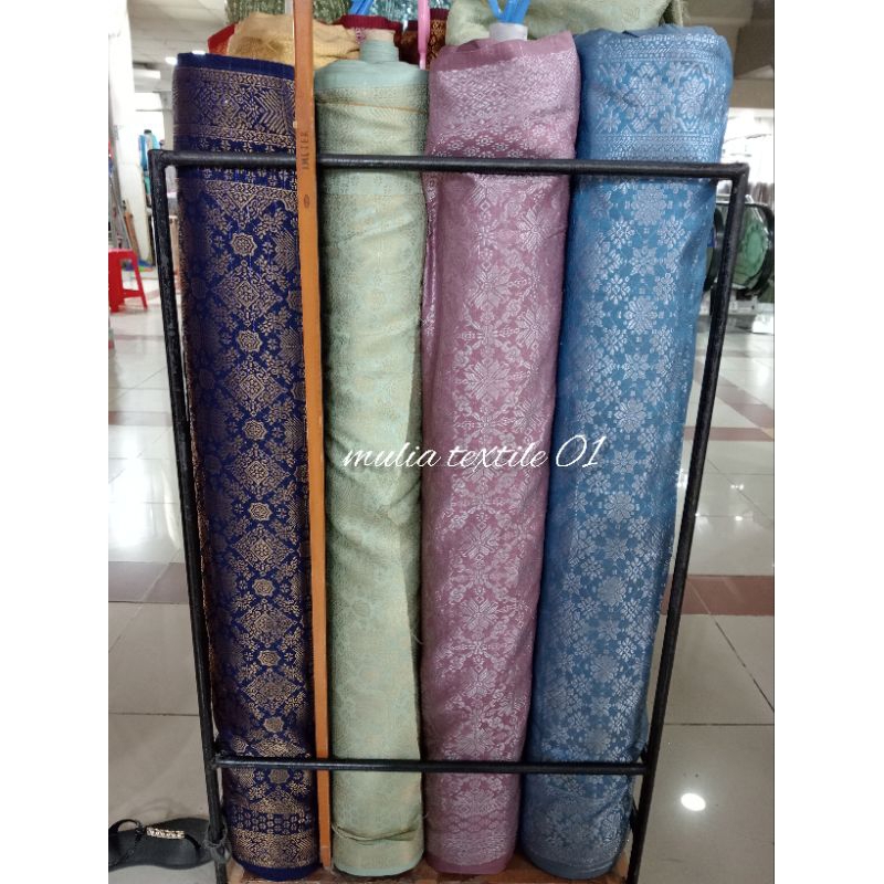 Kain/bahan songket Palembang/songket padang