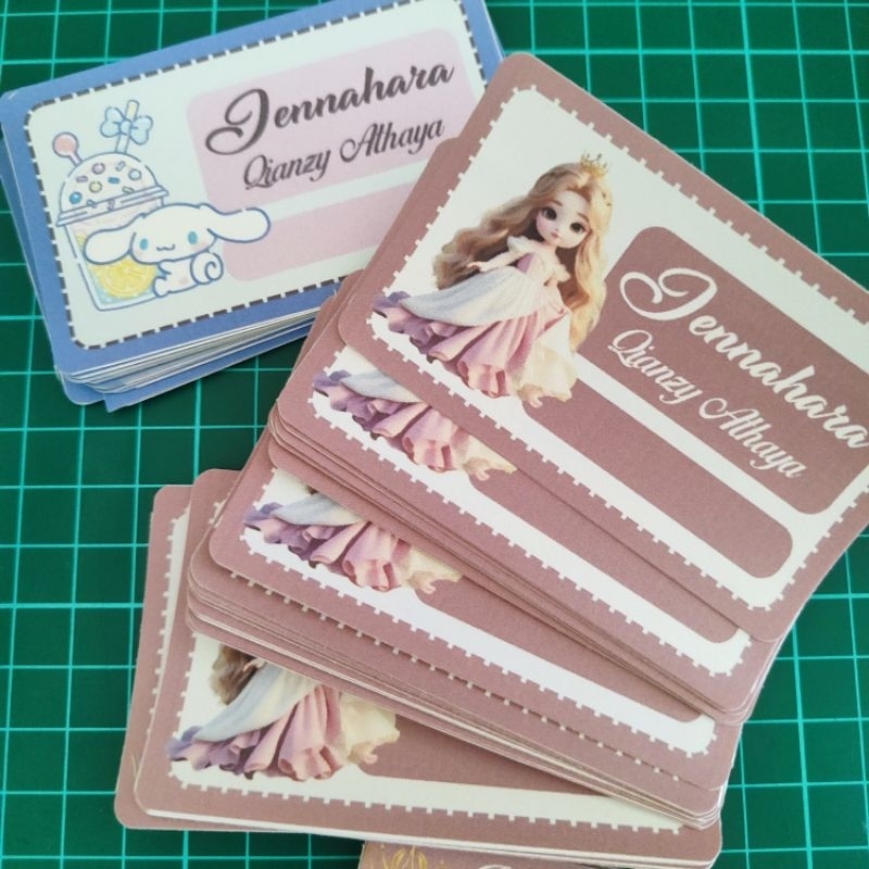 

Stiker Label Buku Pelajaran Bisa Custom Desain & Nama Free Box