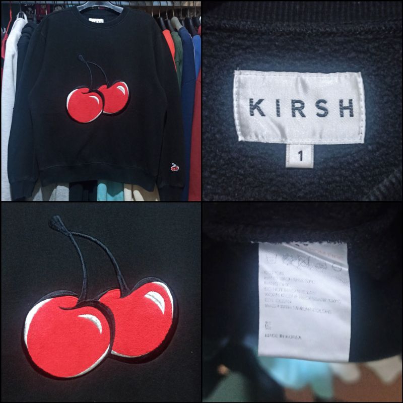 Kirsh crewneck hitam