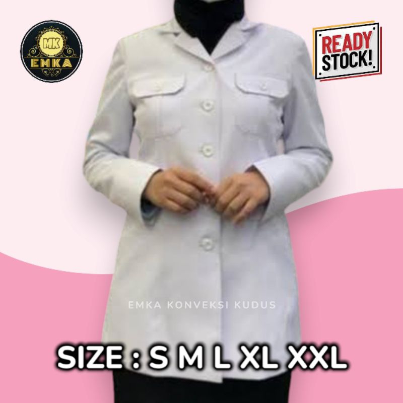 Baju Dinas Putih Pns Wanita Baju Pdh Wanita Putih Seragam Putih Pns Wanita Baju Putih Atasan Pns Cew