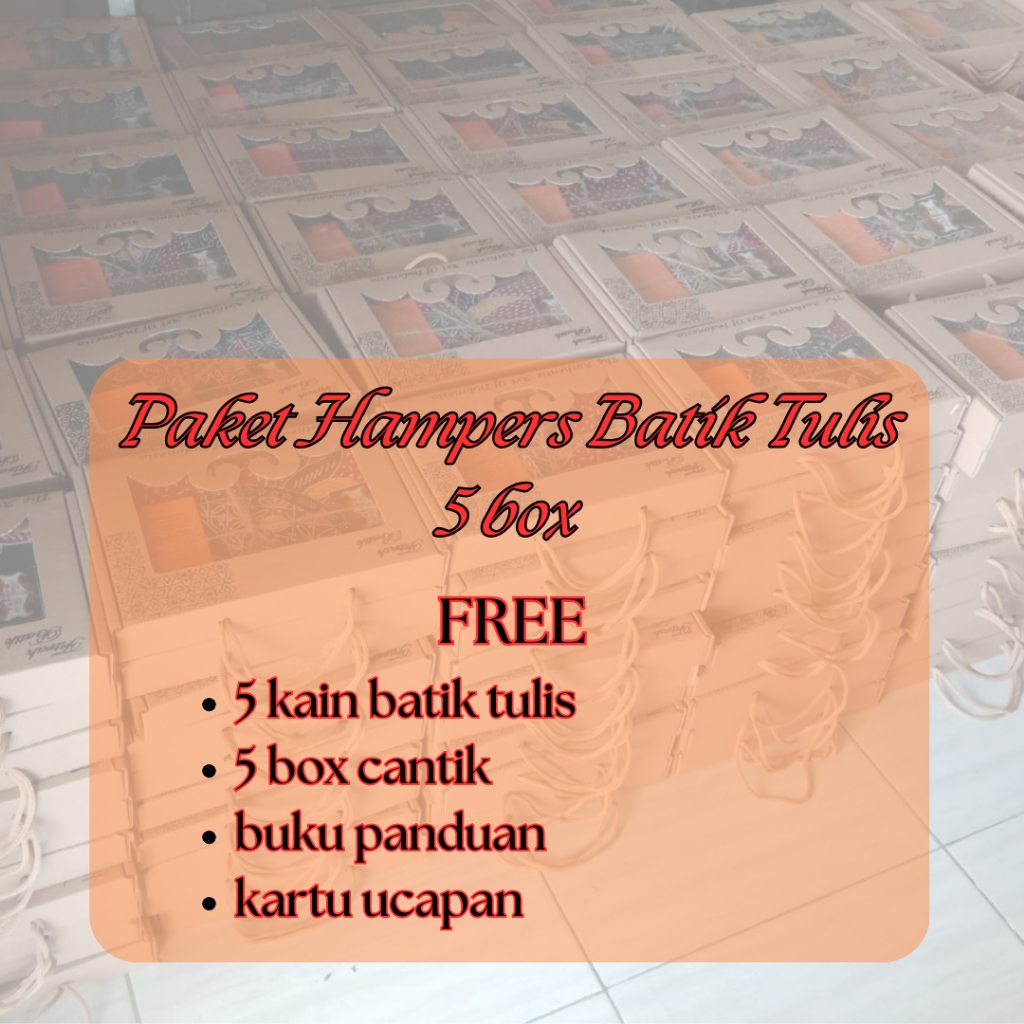 Paket Hampers Batik Tulis 5 Box