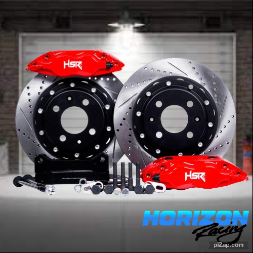 BBK Red Hsr 4 piston untuk Honda Jazz Brio