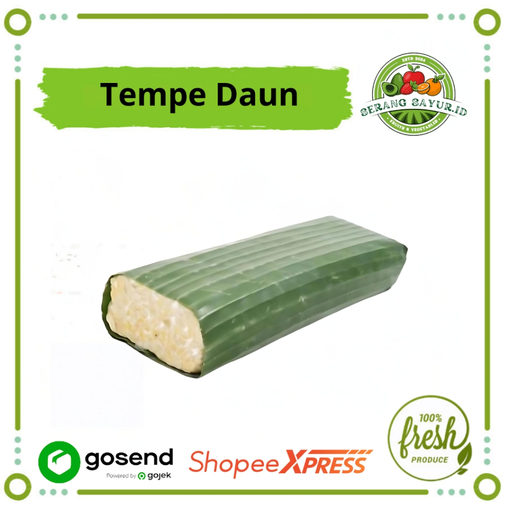 

[INSTAN SERANG] TEMPE DAUN 1 PAPAN