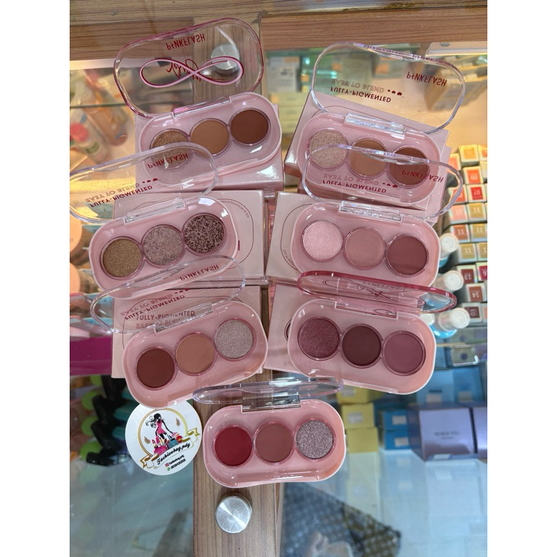 pinkflash eyeshadow 3 warna / pinkflash eyeshadow 3 shade