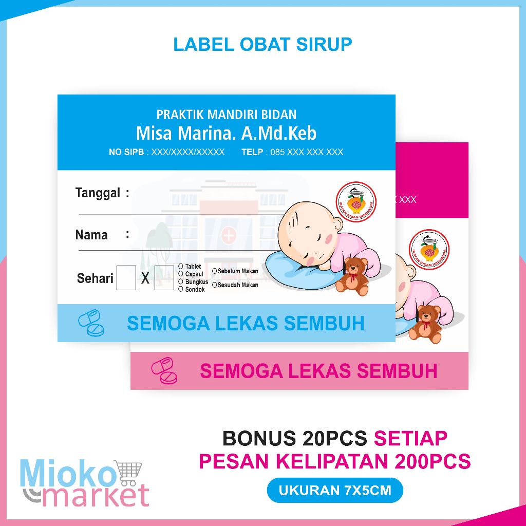 

Label Obat Bidan Lucu