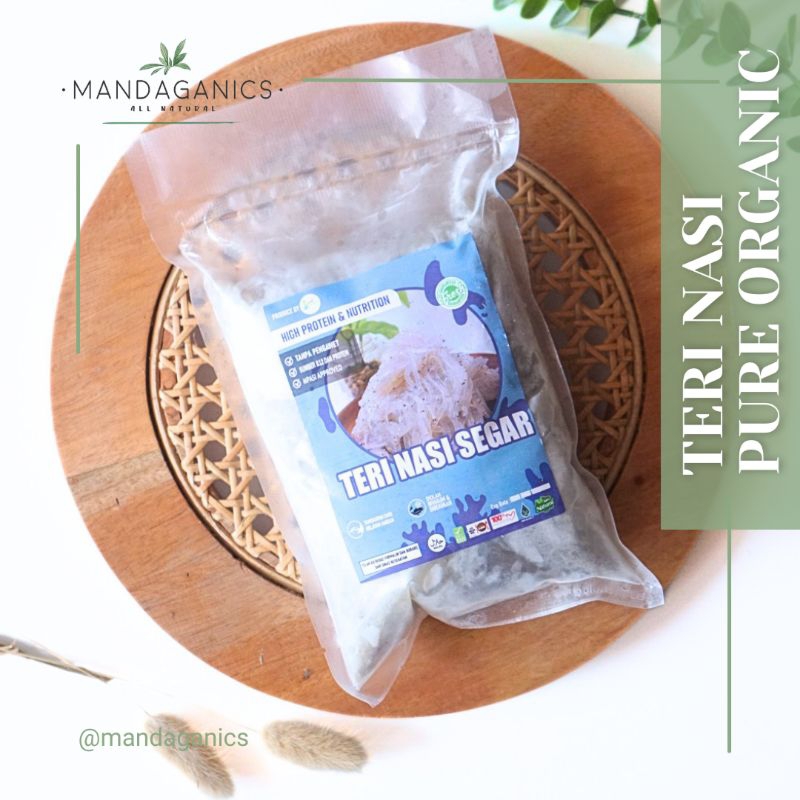 

TERI NASI SEGAR by PURE ORGANIC | BEBAS PEMUTIH BEBAS PENGAWET COCOK UNTUK MPASI