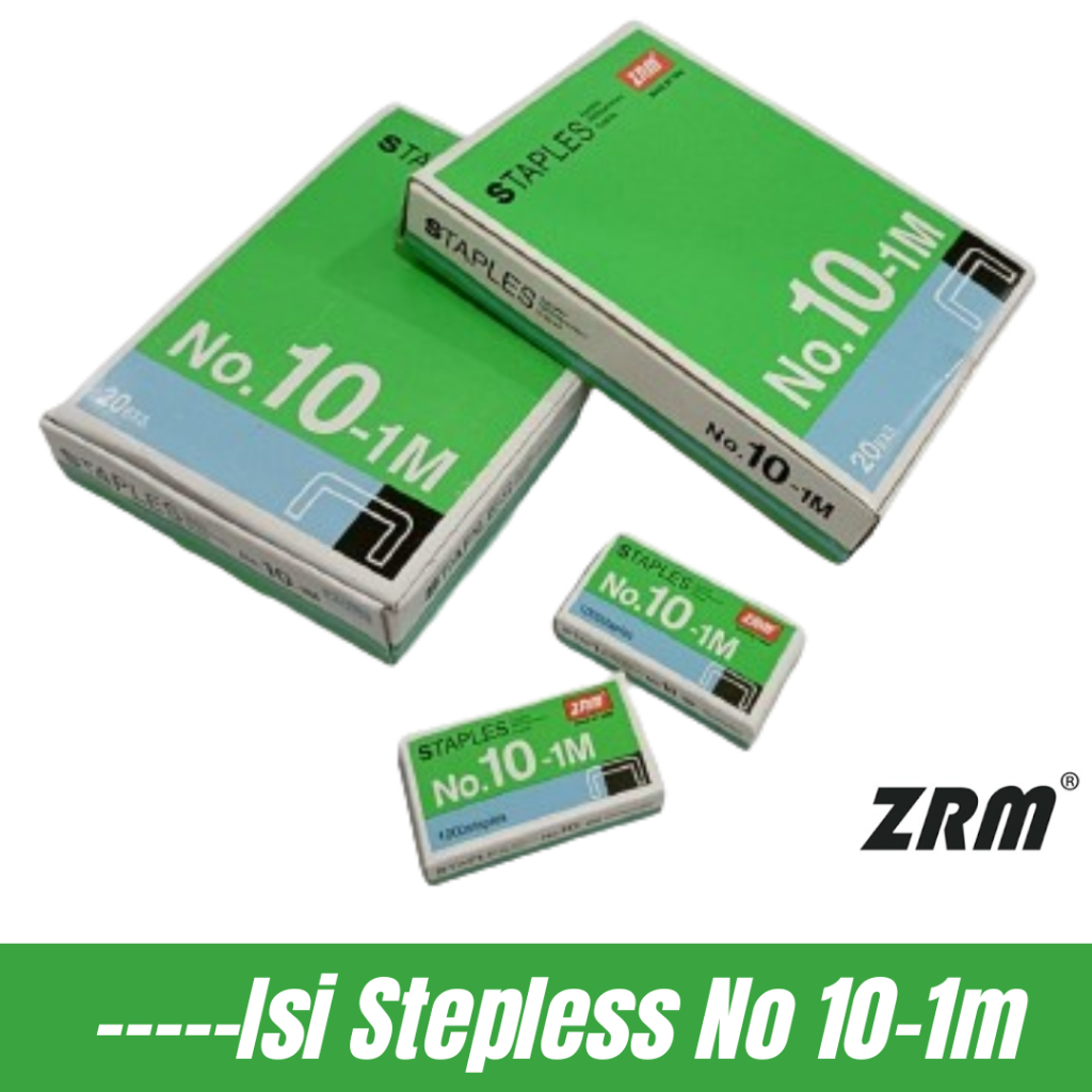 

ZRM Isi Steples No 10 1M 1 Box Kecil 1000 Steples