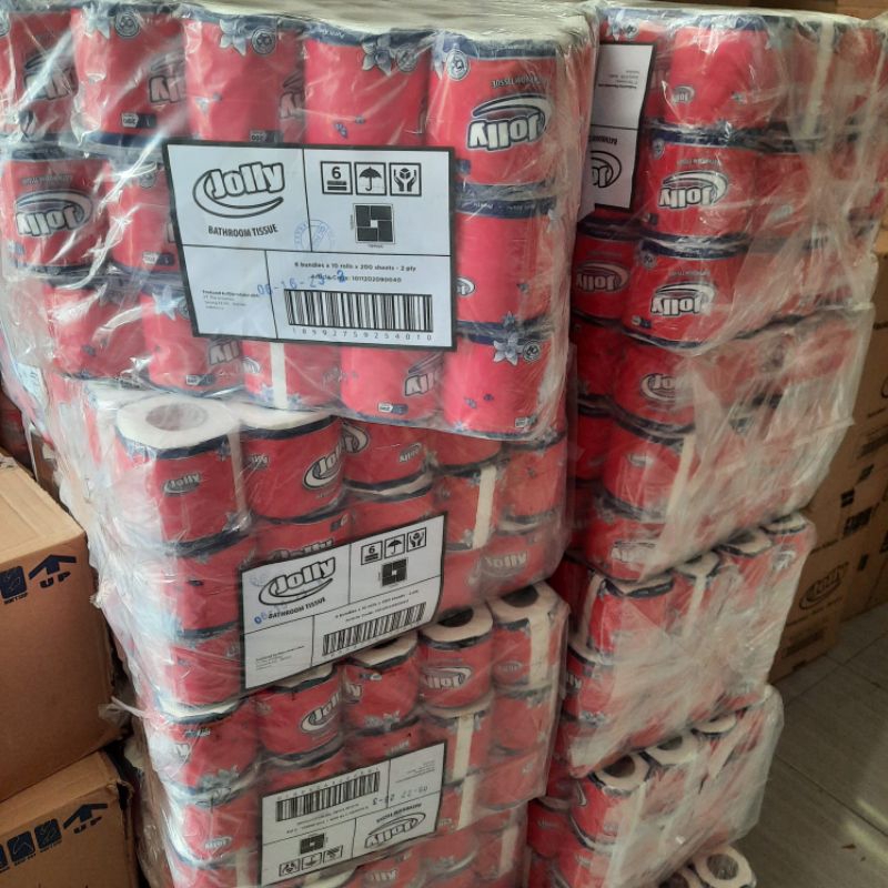 TISU TOILET JOLLY ISI 10 ROLL ORIGINAL | Tissue Bathroom Premium Lembut Tebal Hemat | Jolly Bathroom
