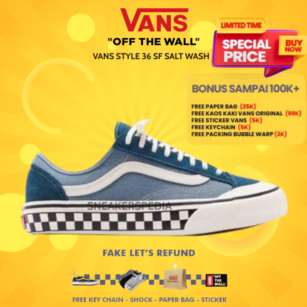 Vans Style 36 Decon Sf Salt Wash Stargazed Ori Bergaransi