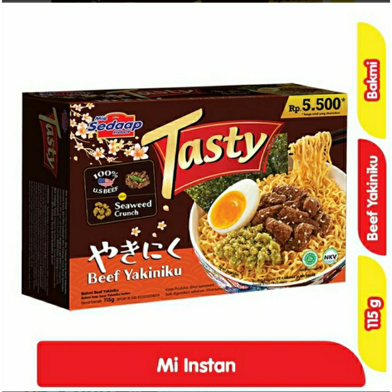 

Sedaap Tasty Bakmi Yakiniku Daging 115 g