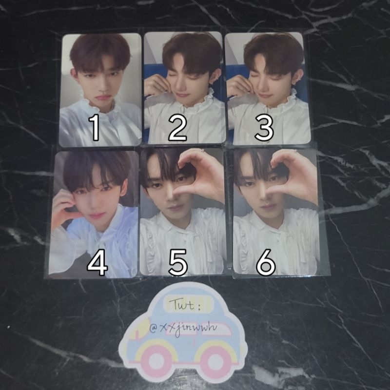 official photocard pc zb1 zerobaseone cahol zhang hao han yujin unit dicon
