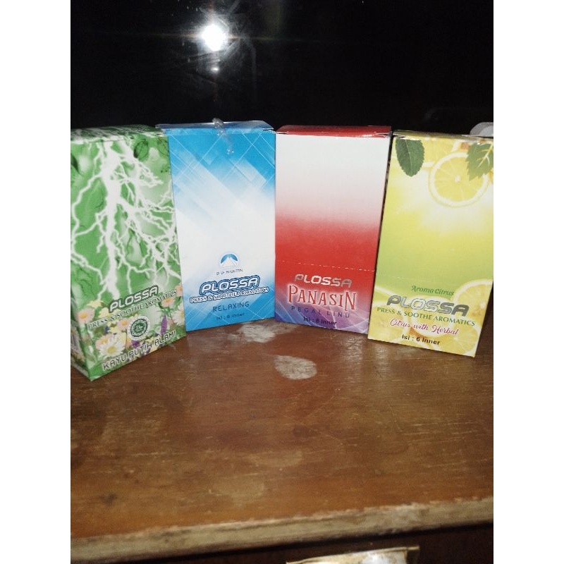 plossa minyak angin perbox isi 6pcs 4variant