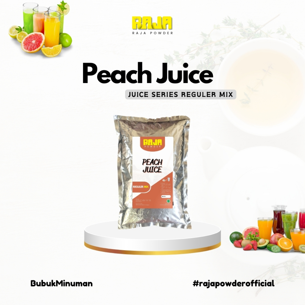 

Bubuk Jus Buah Persik Bubuk Minuman Peach Juice Powder 1000 gram