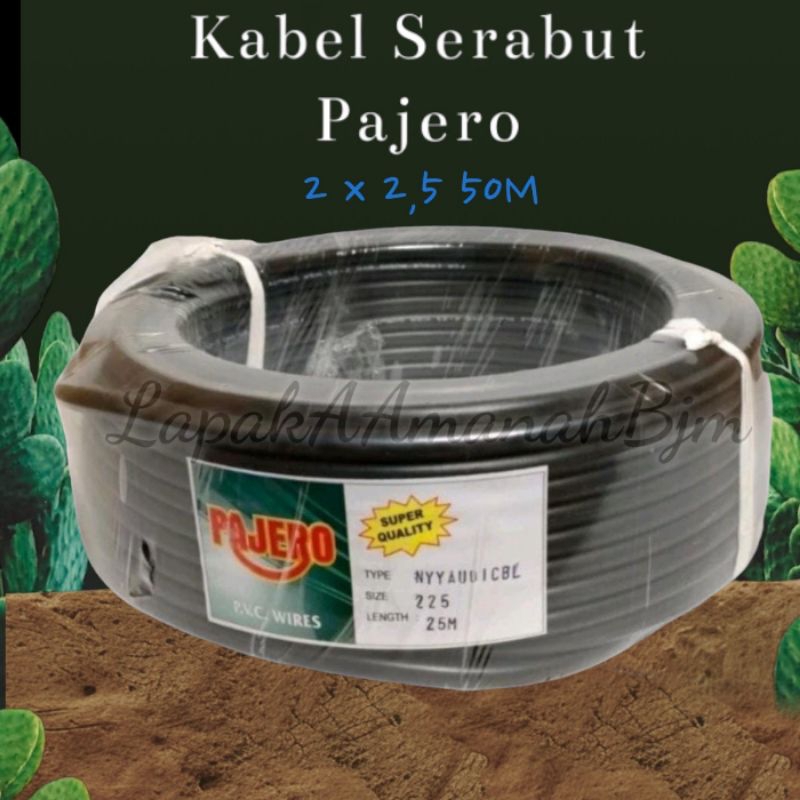 KABEL SERABUT PAJERO 2X2,5 (50M)